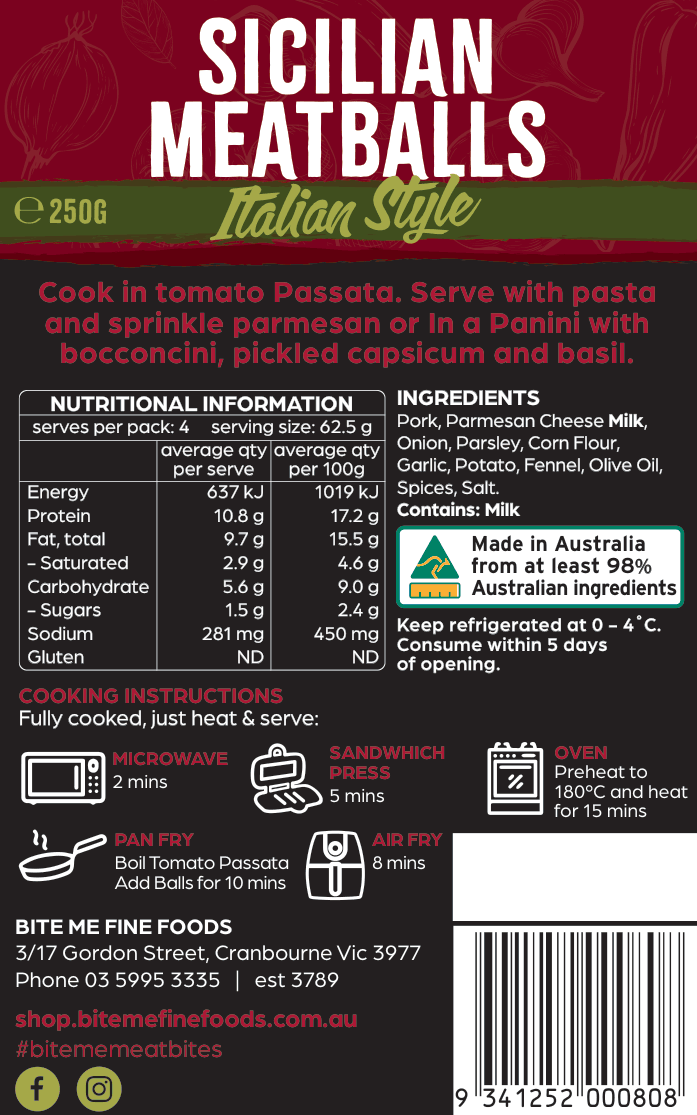 Siclian Meatballs