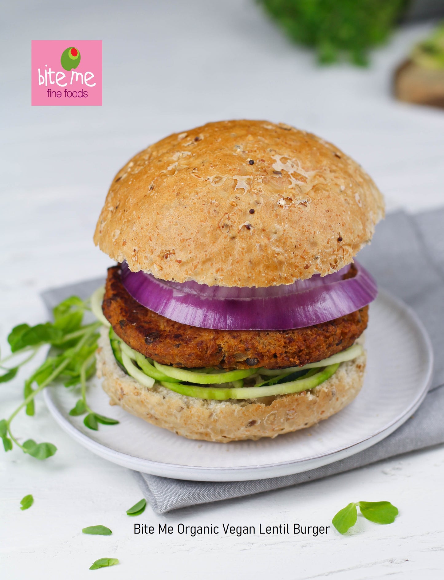 Organic Vegan Lentil Burger