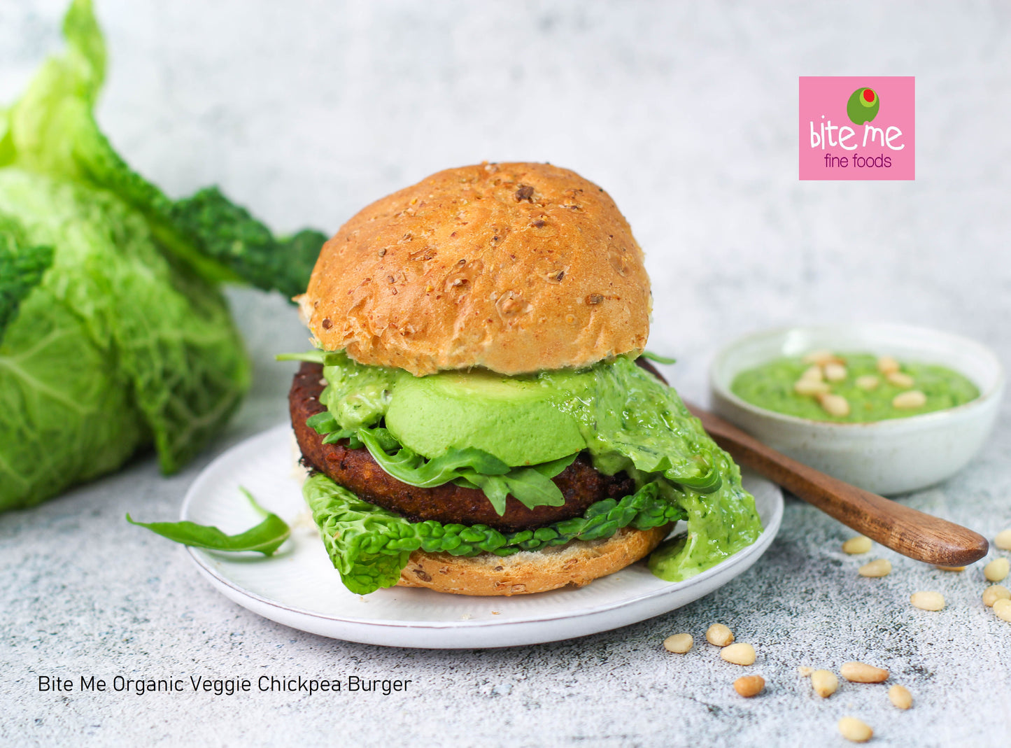 Organic Veggie Chickpea Burger