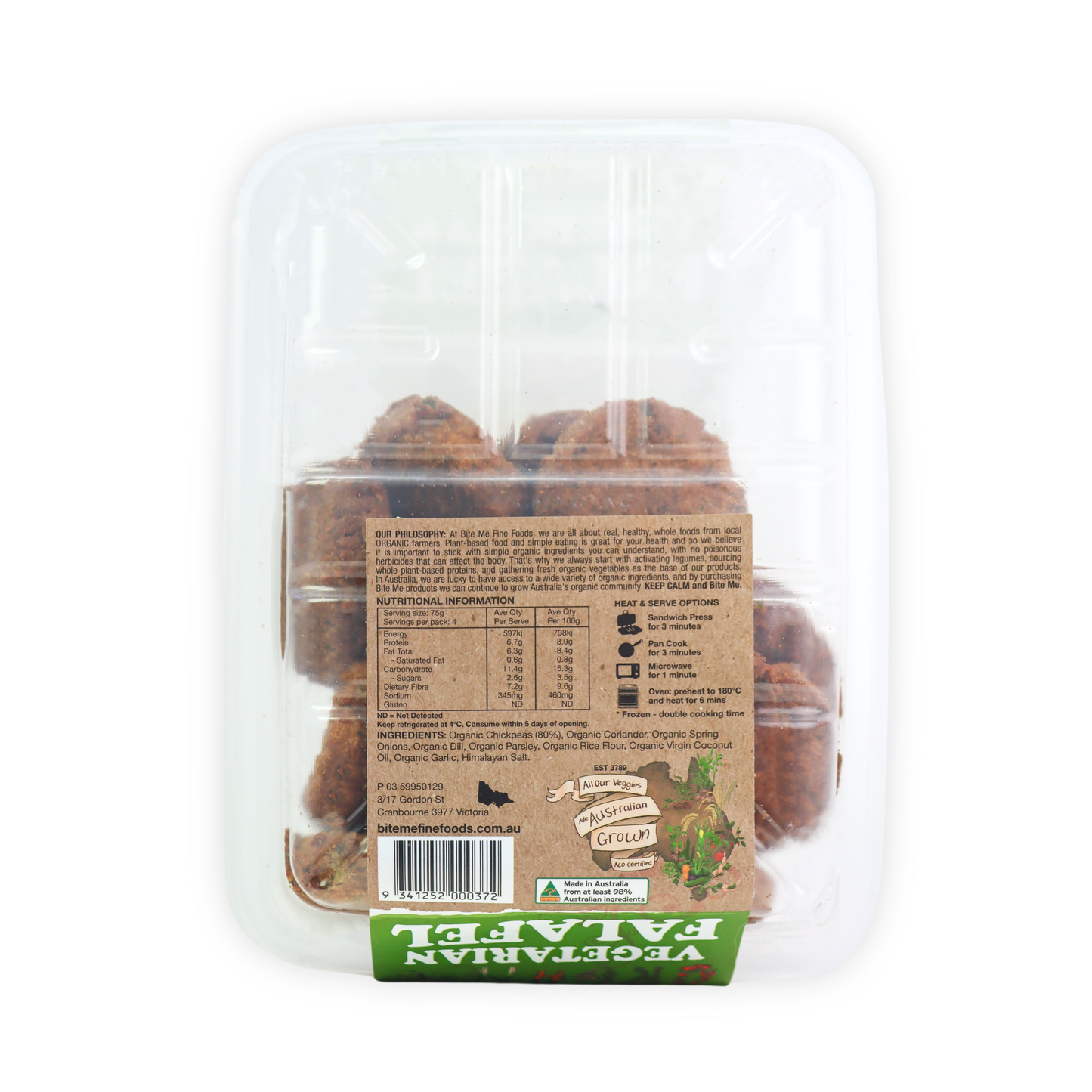 Bite Me Vegetarian Falafel