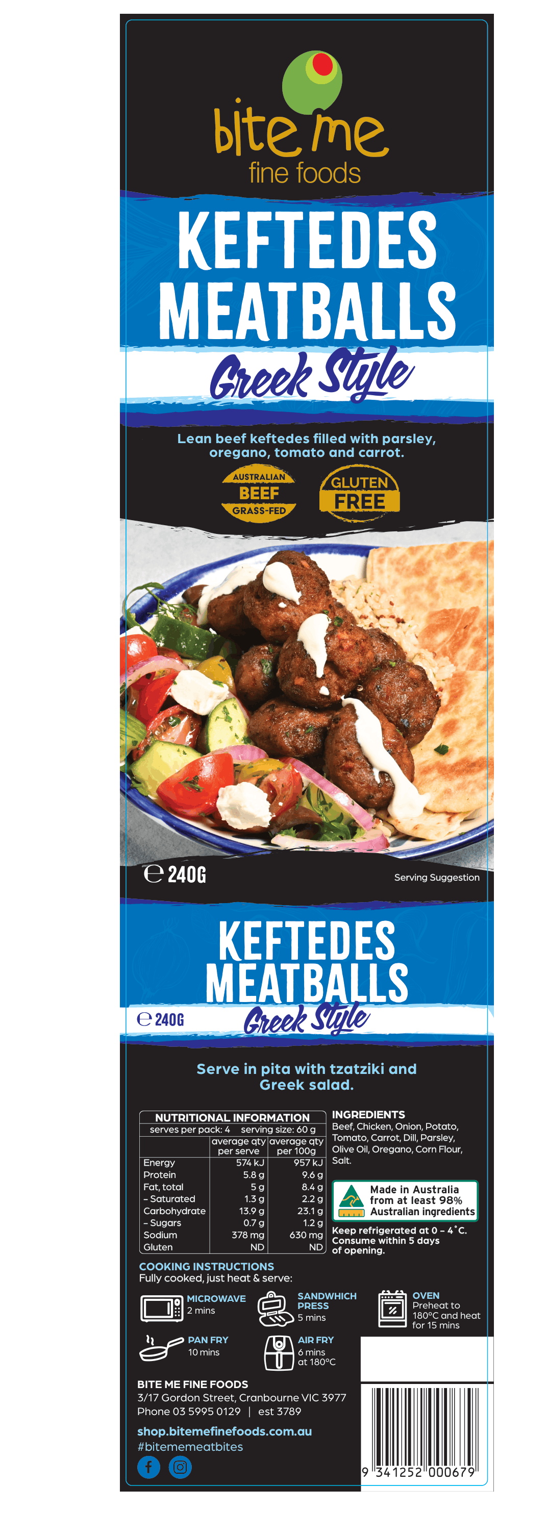 Keftedes Greek Meatballs