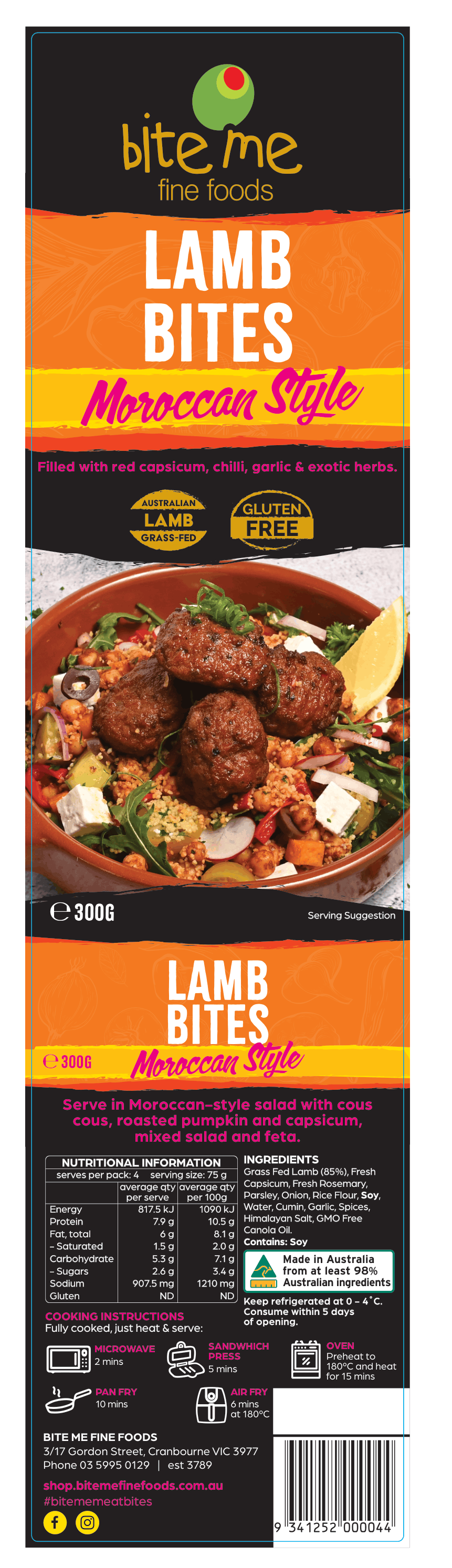 Moroccan Lamb Bites