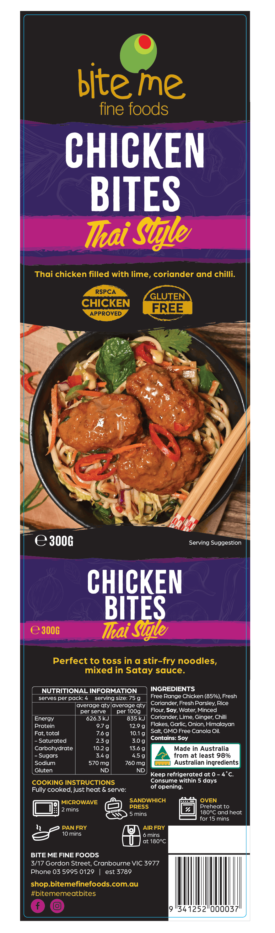 Thai Chicken Bites