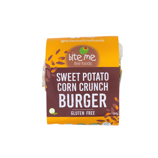 Organic Sweet Potato Corn Crunch Burger