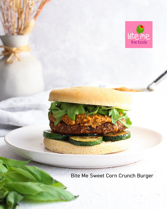 Organic Sweet Potato Corn Crunch Burger