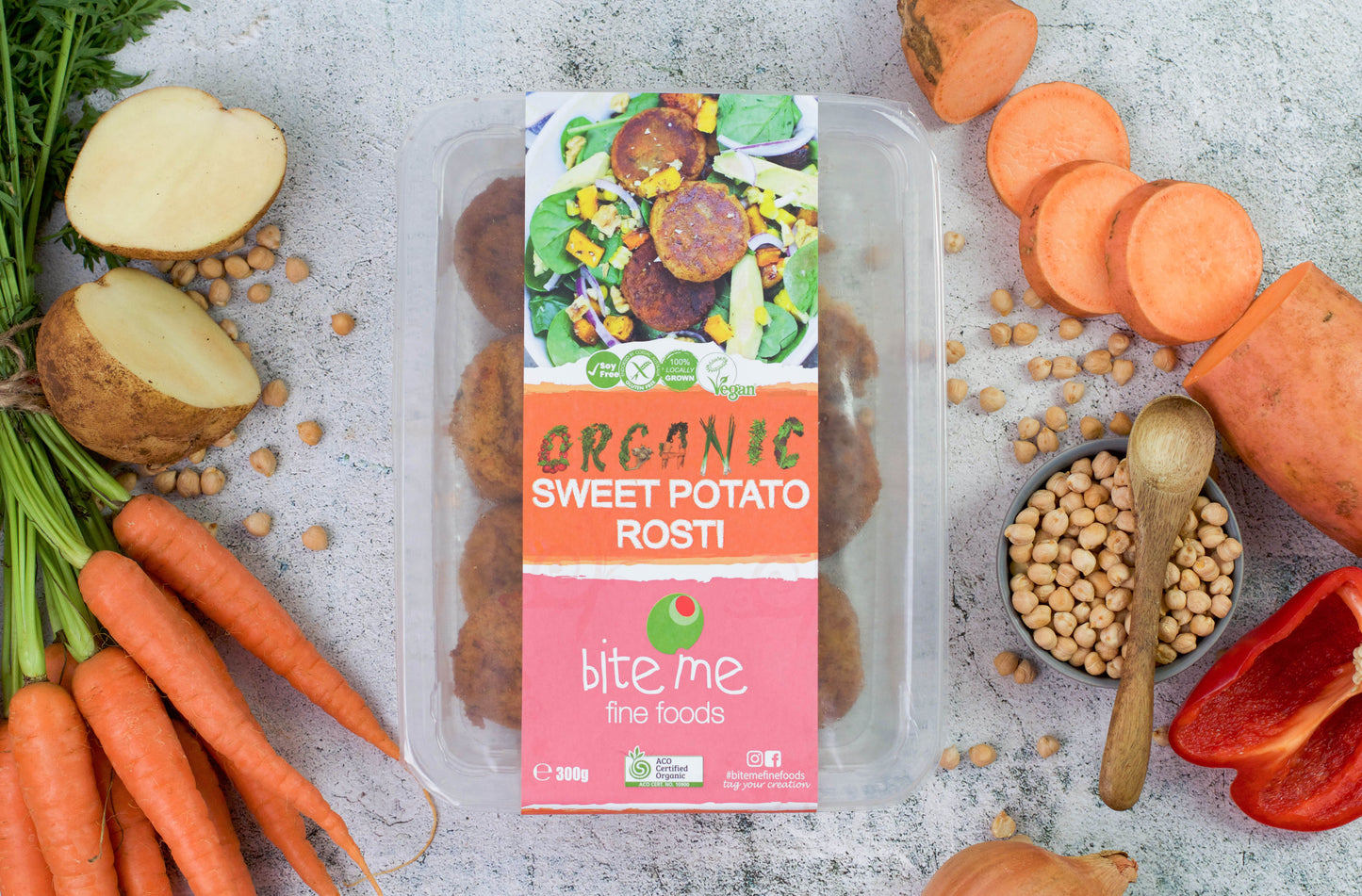 Bite Me Organic Sweet Potato Rostis
